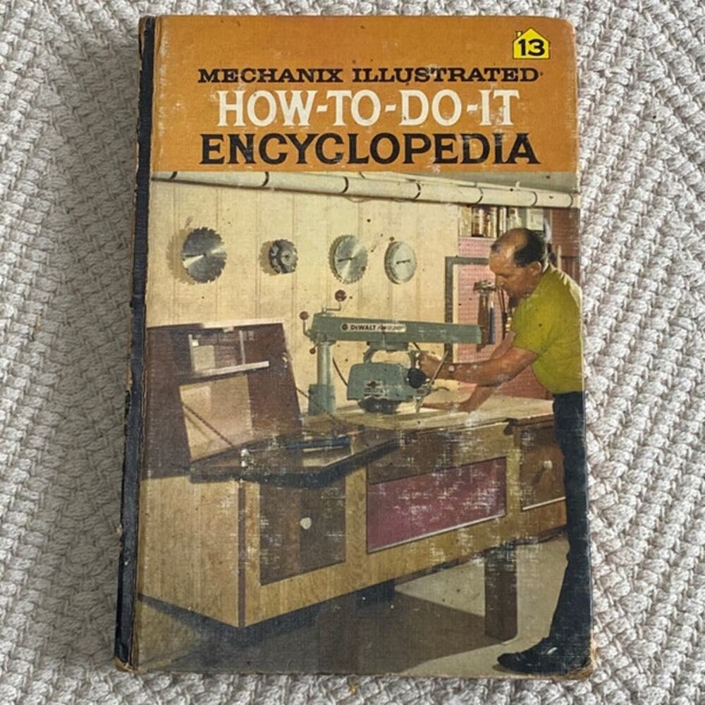 Mechanix Illustrated How-To-Do-It Encyclopedia Volume 13 1961 Golden Press Book
